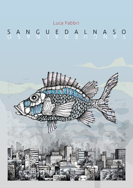 Graphic Novel surreale SANGUEDALNASO copertina colore