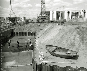 fotografia Berlino cantiere Potsdamer